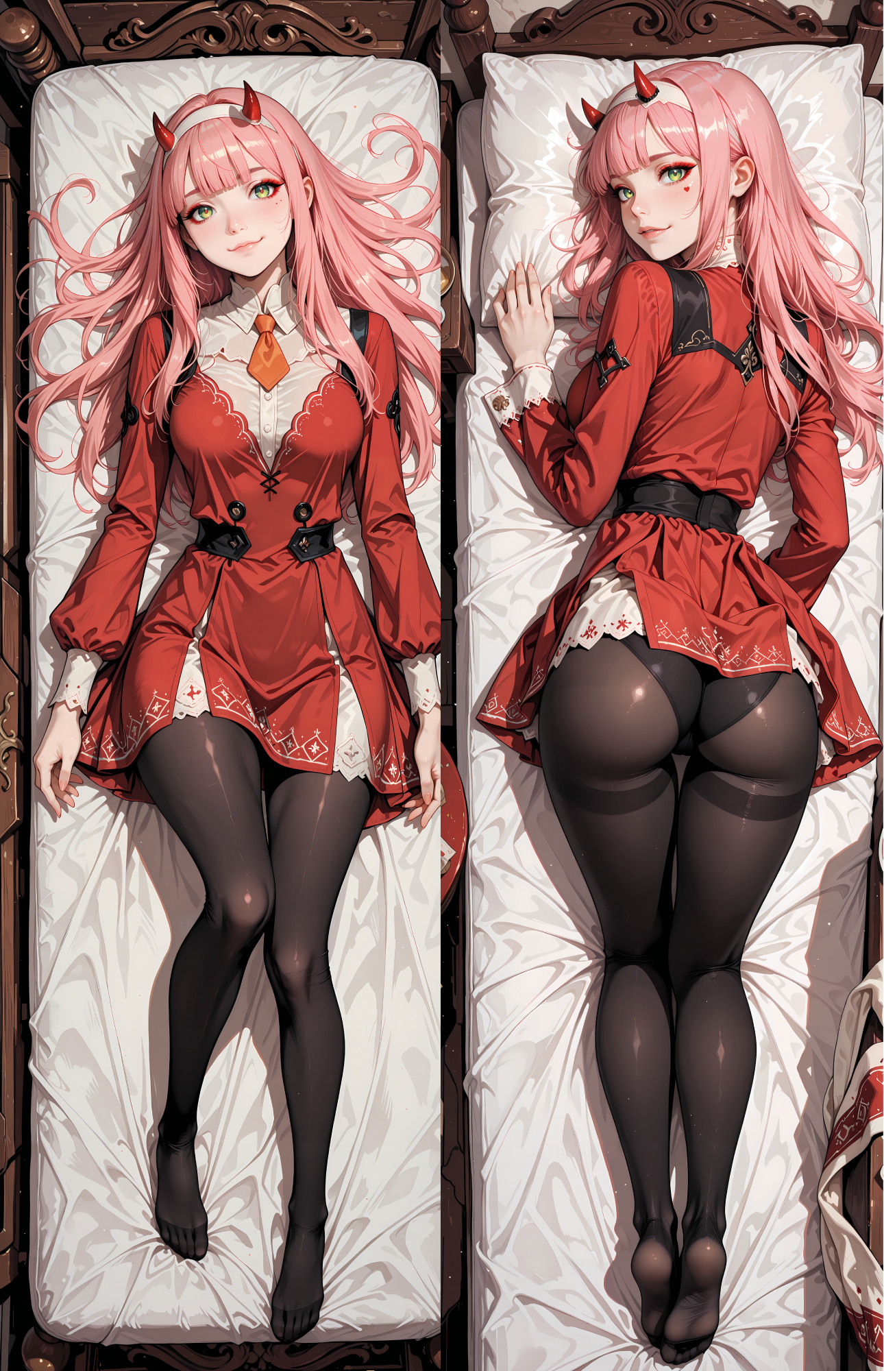 Darling in the Franxx - Zero Two Dakimakura - Body Pillow Case