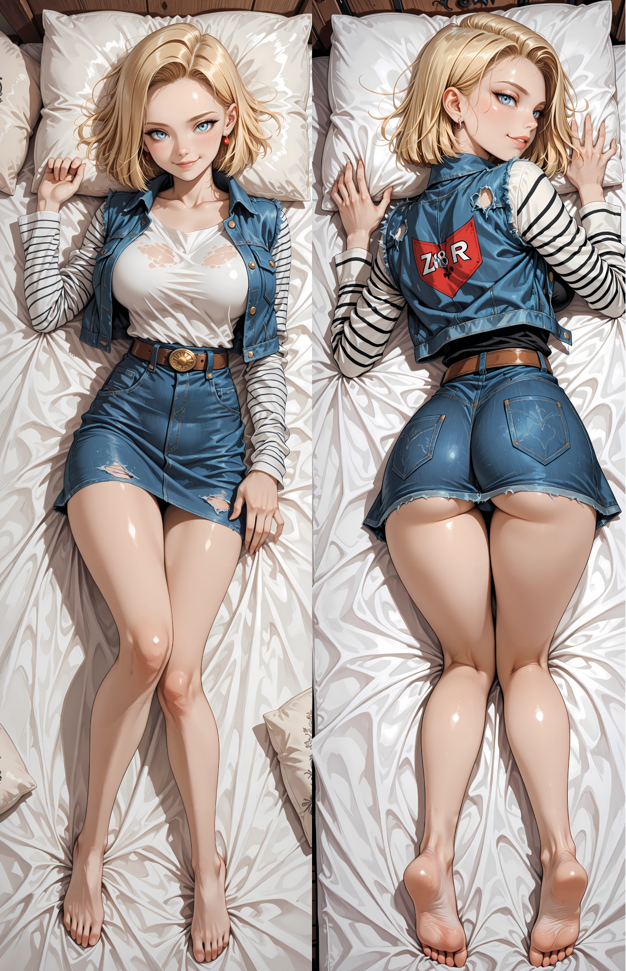 Dragonball - Android 18 - Body Pillow Case Dakimakura
