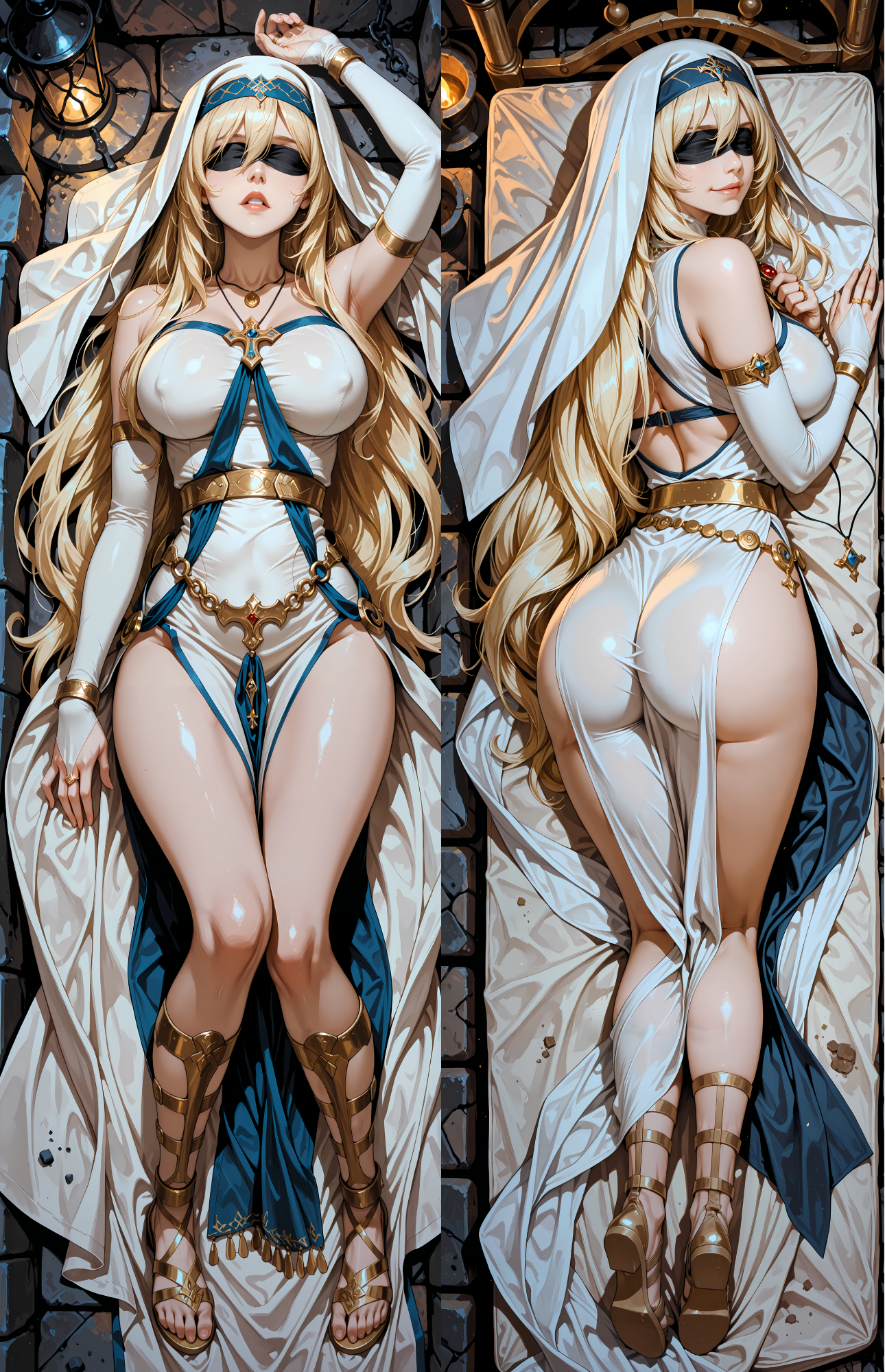 Goblin Slayer - Sword Maiden Dakimakura - Body Pillow Case