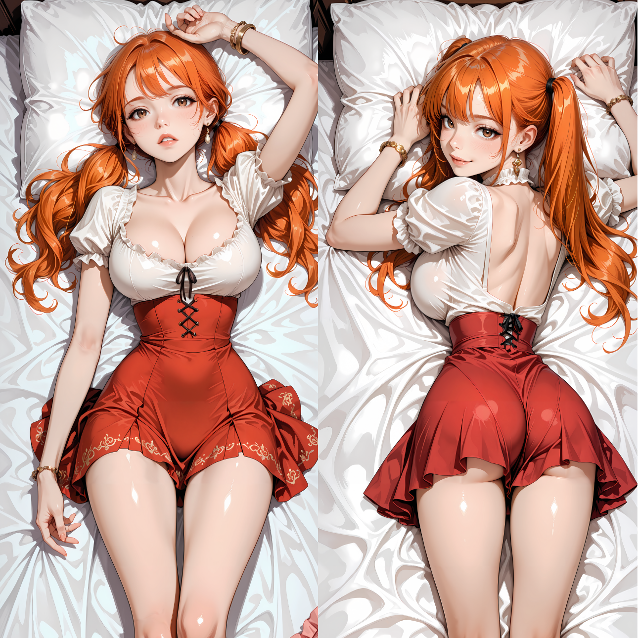 One Piece - Nami (Whole Cake Island) Dakimakura - Body Pillow Case