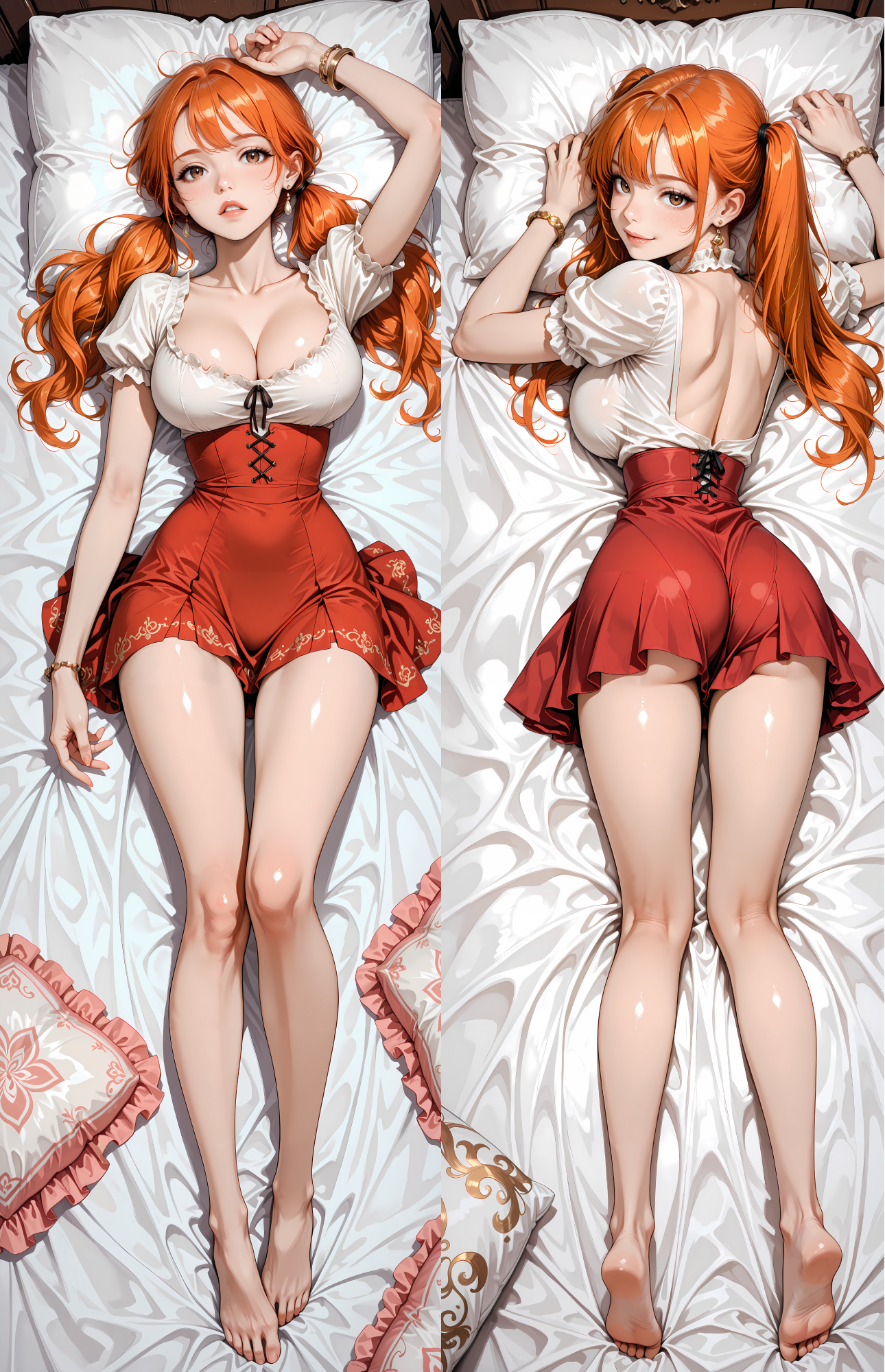 One Piece - Nami (Whole Cake Island) Dakimakura - Body Pillow Case