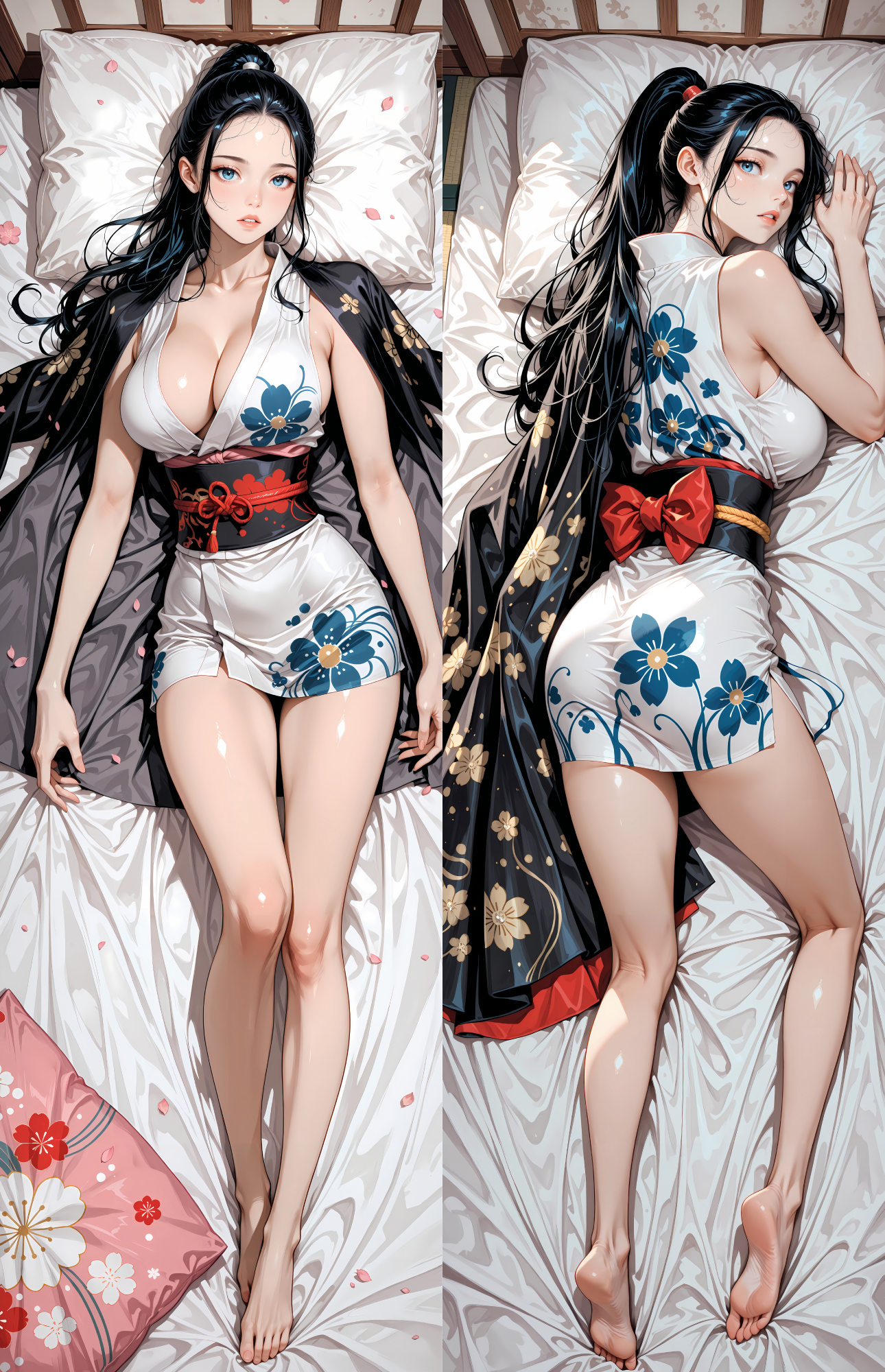 One Piece - Nico Robin (Wano Yukata) Dakimakura - Body Pillow Case
