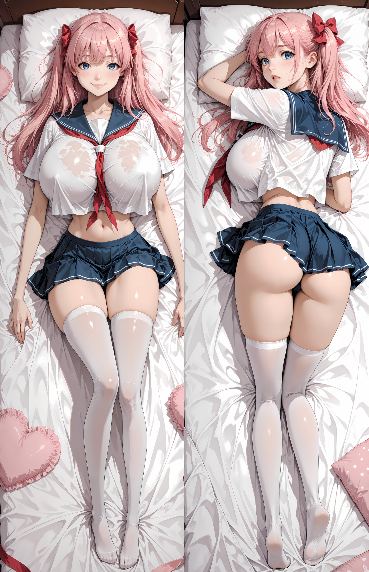 Saki - Haramura Nodoka (Uniform) Dakimakura - Body Pillow Case